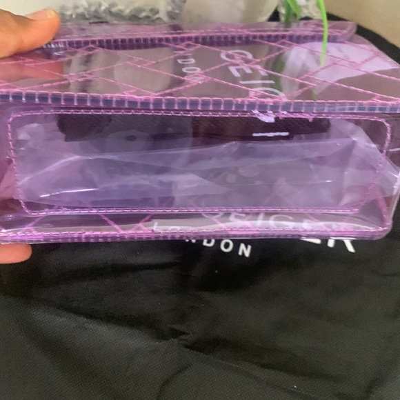 Kurt Geiger London Rainbow Shop Mini Kensington Transparent Shoulder Bag - Picture 15 of 17